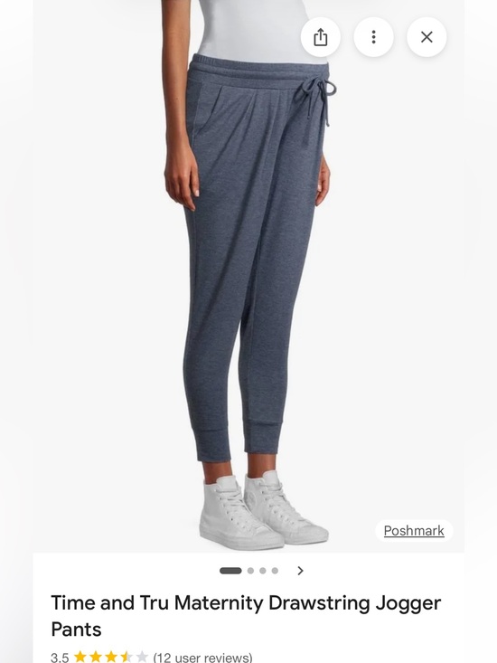 Time and Tru Pants - Maternity Joggers Time and Tru Maternity Drawstring Jogger Pants Size S